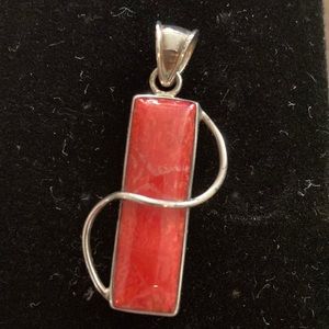 Sterling Silver and Semi Precious Stone Pendant